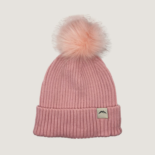 Gorro pompon Rosado