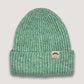 Gorro de lana jaspe verde